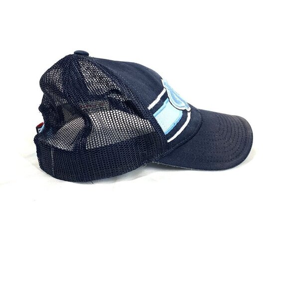 North Carolina Tar Heels Zephyr Two Tone Adjustable Snapback Hat/Cap Blue/Navy - Picture 2 of 7